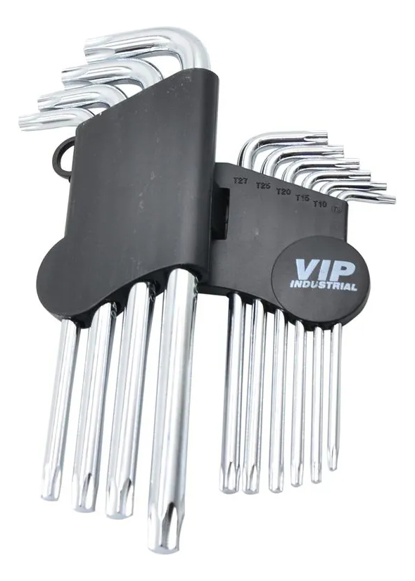 Jogo Torx Em L T9 A T50 10 Peças Vip Industrial