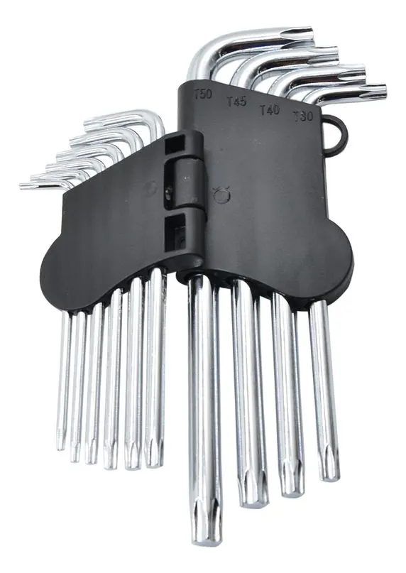 Jogo Torx Em L T9 A T50 10 Peças Vip Industrial