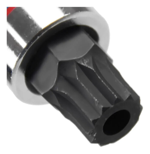 Chave Multidentada Bujão de Câmbio Vw Golf Polo Fox Etc Prateado