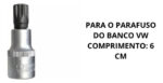 Chave Multidentada Curta Para o Parafuso Do Banco Volkswagen