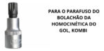 Chave Multidentada Curta Para o Parafuso do Bolachão da Homocinetica do Gol e Kombi
