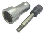 Chave 24mm E Torx T50 Para Porca do Amortecedor Dianteiro Cruze e Onix