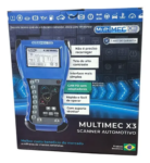 Scanner Automotivo Linha Leve Ciclo Otto + Kit Diesel Leve com Bolsa – Profissional Flex e Diesel MULTIMEC-X3