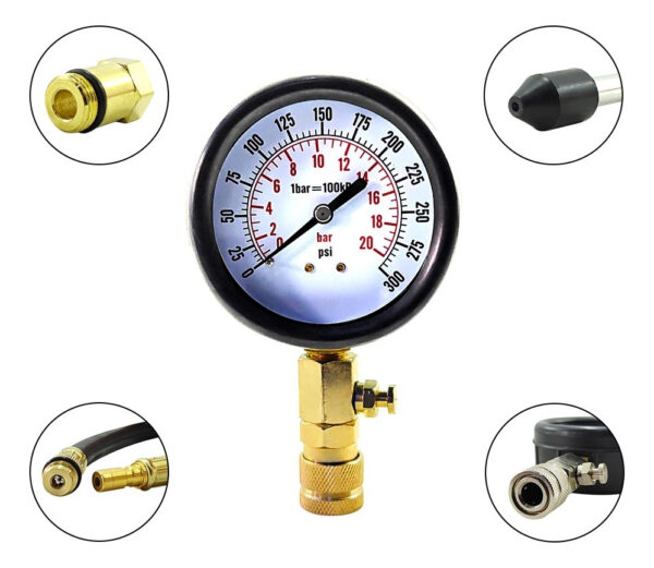 Teste De Compressão De Cilindro 9 Pçs Vip Industrial