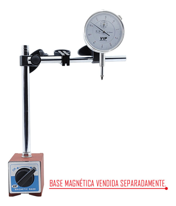 Relógio Comparador Profissional 0,01 Até 10mm Vip 900700