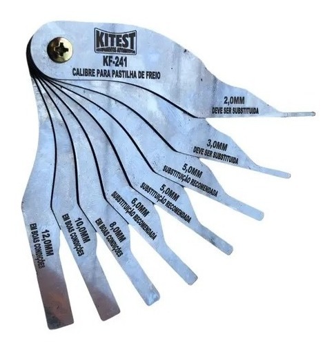 Calibre Para Pastilha De Freio De 2 A 12mm Kitest Kf-241