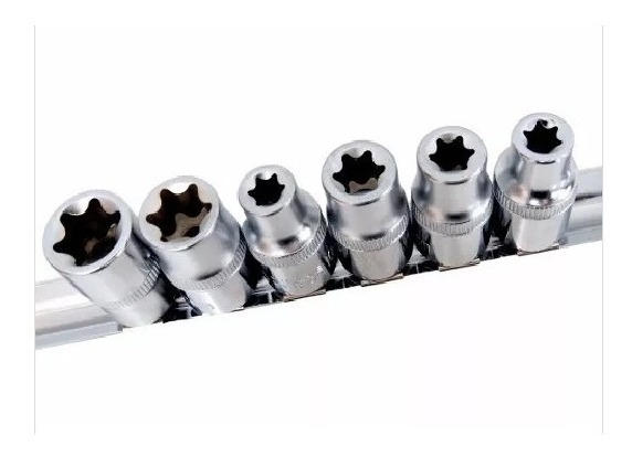 Jogo De Soquete Torx E10 A E20 6 Pçs Eda 6tb