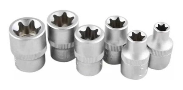 Jogo De Soquete Torx E10 A E20 6 Pçs Eda 6tb