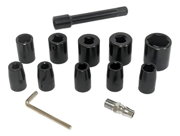 Chave De Impacto Pneumática 79kg Encaixe de 1/2" 14 Peças Potente