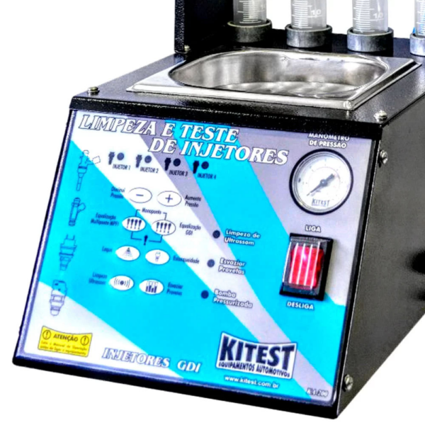 Teste De Bico Injetor Com Cuba 01 Litro e Cabo Universal - KA-200 - Kitest