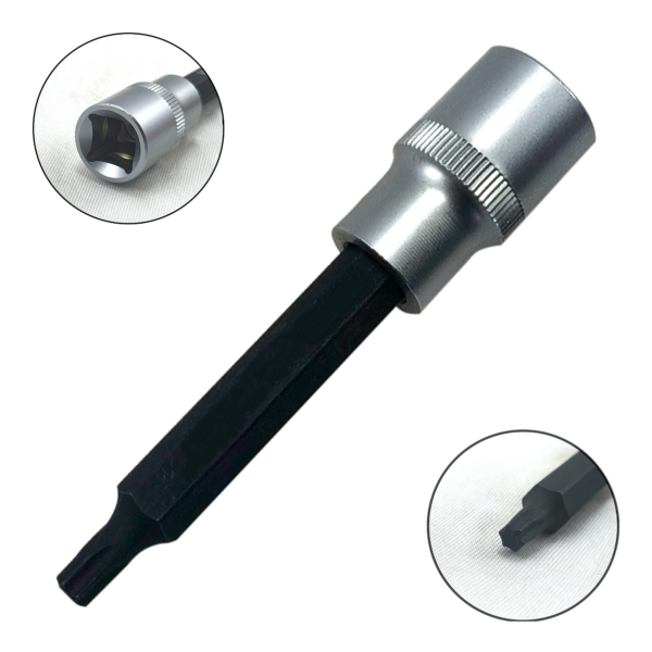 Chave Soquete Torx T35 1/2" Aço S2 Vip Industrial