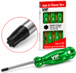 Jogo Chave Torx Em Fenda T10 A T40 7 Peças Vip Industrial