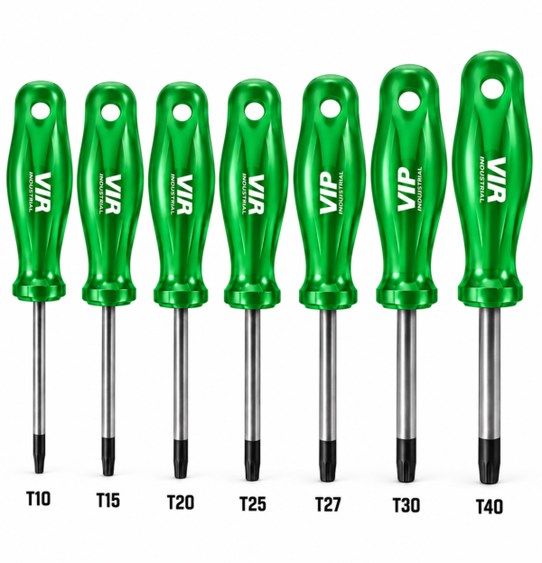 Jogo Chave Torx Em Fenda T10 A T40 7 Peças Vip Industrial