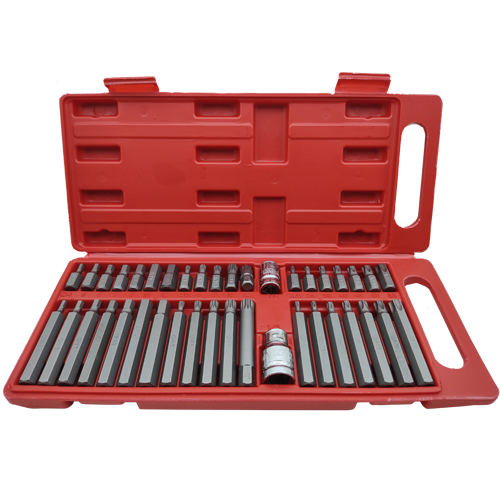 Jogo De Bits Torx Multidentada E Allen Com 40 Peças